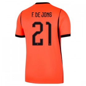 Nederländerna F. De Jong 21 Fotbollströjor Hemma tröja World Cup 2026 Kortärmad