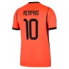 Nederländerna Memphis 10 Fotbollströjor Hemma tröja World Cup 2026 Kortärmad
