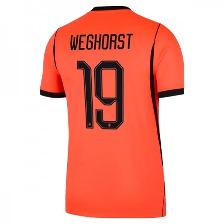 Nederländerna Weghorst 19 Fotbollströjor Hemma tröja World Cup 2026 Kortärmad
