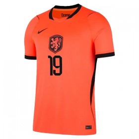 Nederländerna Weghorst 19 Fotbollströjor Hemma tröja World Cup 2026 Kortärmad