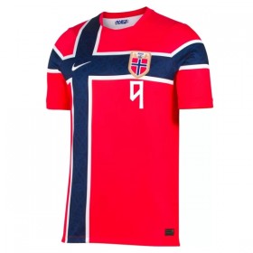 Norge Haaland 9 Fotbollströjor Barn Hemma tröja World Cup 2026 Kortärmad