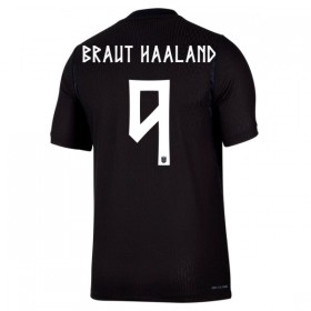 Norge Haaland 9 Fotbollströjor Borta tröja World Cup 2026 Kortärmad