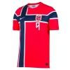 Norge Haaland 9 Fotbollströjor Hemma tröja World Cup 2026 Kortärmad