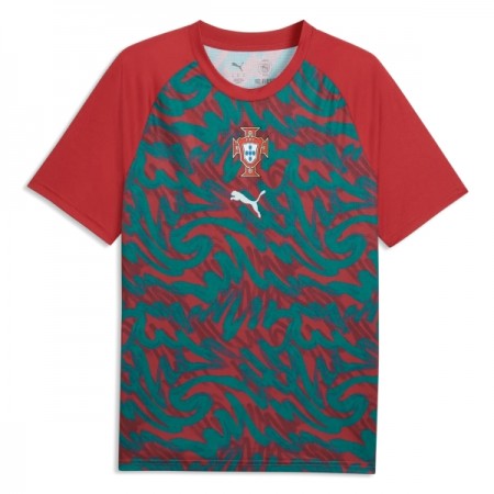 Portugal Pre-Match Fotbollströjor World Cup 2026 Röd Kortärmad