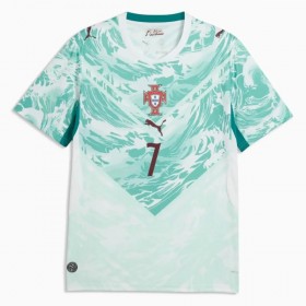 Portugal Ronaldo 7 Fotbollströjor Barn Borta tröja World Cup 2026 Kortärmad