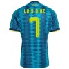 Colombia Luis Diaz 7 Fotbollströjor Borta tröja World Cup 2026 Kortärmad