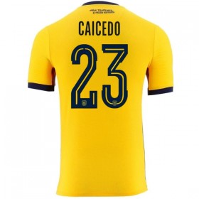 Ecuador Caicedo 23 Fotbollströjor Hemma tröja World Cup 2026 Kortärmad