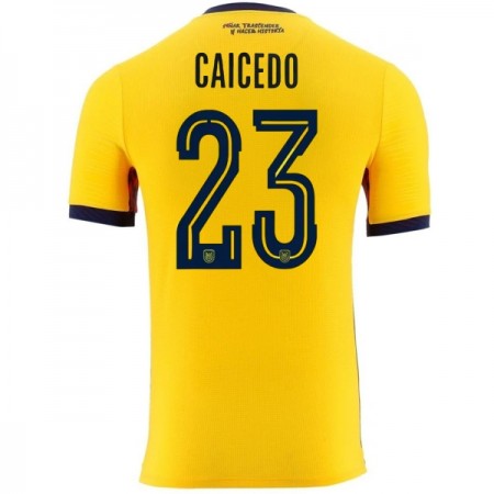 Ecuador Caicedo 23 Fotbollströjor Hemma tröja World Cup 2026 Kortärmad