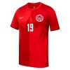 Kanada Davies 19 Fotbollströjor Hemma tröja World Cup 2026 Kortärmad