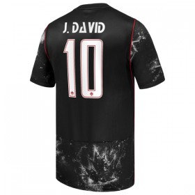 Kanada J. David 10 Fotbollströjor Borta tröja World Cup 2026 Kortärmad