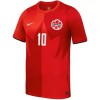 Kanada J. David 10 Fotbollströjor Hemma tröja World Cup 2026 Kortärmad