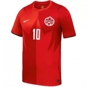 Kanada J. David 10 Fotbollströjor Hemma tröja World Cup 2026 Kortärmad