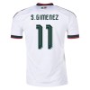 Mexiko S.Gimenez 11 Fotbollströjor Borta tröja World Cup 2026 Kortärmad