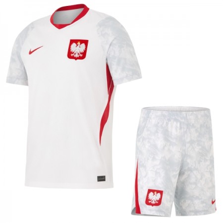 Polen Fotbollströjor Barn Hemma tröja 2026 Kortärmad
