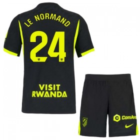 Atlético Madrid Le Normand 24 Fotbollströjor Barn Borta tröja 2026-27 Kortärmad