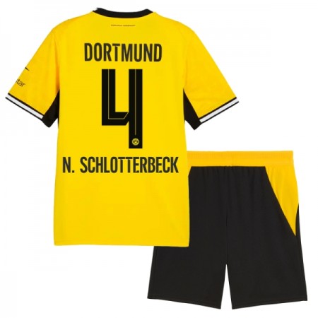 Borussia Dortmund N. Schlotterbeck 4 Fotbollströjor Barn Hemma tröja 2026-27 Kortärmad