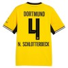 Borussia Dortmund N. Schlotterbeck 4 Fotbollströjor Hemma tröja 2026-27 Kortärmad