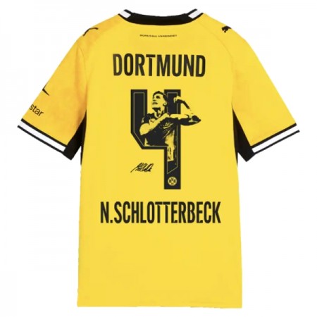 Borussia Dortmund N. Schlotterbeck 4 Special Edition Fotbollströjor Hemma tröja 2026-27 Kortärmad