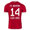 FC Bayern München Luis Diaz 14 Fotbollströjor Barn Hemma tröja 2026-27 Kortärmad
