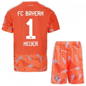 FC Bayern München Neuer 1 Fotbollströjor Målvakt Barn Borta tröja 2026-27 Kortärmad