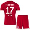 FC Bayern München Olise 17 Fotbollströjor Barn Hemma tröja 2026-27 Kortärmad