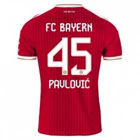 FC Bayern München Pavlovic 45 Fotbollströjor Hemma tröja 2026-27 Kortärmad