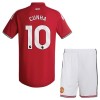 Manchester United Cunha 10 Fotbollströjor Barn Hemma tröja 2026-27 Kortärmad