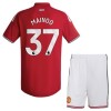 Manchester United Mainoo 37 Fotbollströjor Barn Hemma tröja 2026-27 Kortärmad