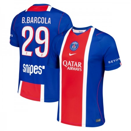 Paris Saint-Germain Bradley Barcola 29 Fotbollströjor Hemma tröja 2026-27 Kortärmad