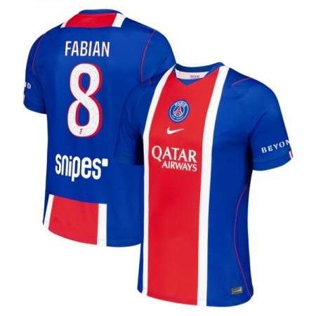 Paris Saint-Germain Fabian 8 Fotbollströjor Hemma tröja 2026-27 Kortärmad