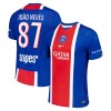 Paris Saint-Germain Joao Neves 87 Fotbollströjor Hemma tröja 2026-27 Kortärmad