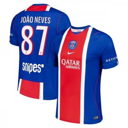 Paris Saint-Germain Joao Neves 87 Fotbollströjor Hemma tröja 2026-27 Kortärmad