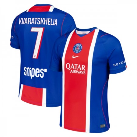 Paris Saint-Germain Kvaratskhelia 7 Fotbollströjor Hemma tröja 2026-27 Kortärmad