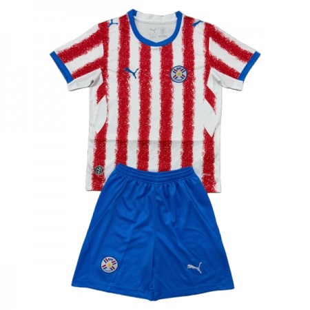 Paraguay Fotbollströjor Barn Hemma tröja World Cup 2026 Kortärmad