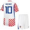 Kroatien Modrić 10 Fotbollströjor Barn Hemma tröja World Cup 2026 Kortärmad