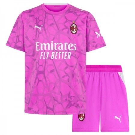 AC Milan Fotbollströjor Målvakt Barn Borta tröja 2026-27 Kortärmad