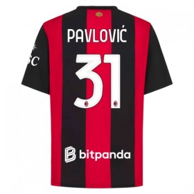 AC Milan Pavlovic 31 Fotbollströjor Hemma tröja 2026-27 Kortärmad