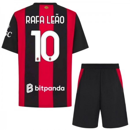 AC Milan Rafael Leao 10 Fotbollströjor Barn Hemma tröja 2026-27 Kortärmad