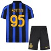 Inter Milan Bastoni 95 Fotbollströjor Barn Hemma tröja 2026-27 Kortärmad