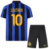 Inter Milan Lautaro 10 Fotbollströjor Barn Hemma tröja 2026-27 Kortärmad