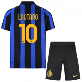 Inter Milan Lautaro 10 Fotbollströjor Barn Hemma tröja 2026-27 Kortärmad