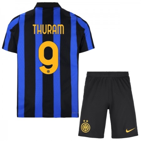Inter Milan Thuram 9 Fotbollströjor Barn Hemma tröja 2026-27 Kortärmad