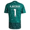 Liverpool A. Becker 1 Fotbollströjor Målvakt Barn Hemma tröja 2026-27 Grön Kortärmad