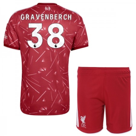 Liverpool Gravenberch 38 Fotbollströjor Barn Hemma tröja 2026-27 Kortärmad