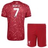 Liverpool Wirtz 7 Fotbollströjor Barn Hemma tröja 2026-27 Kortärmad