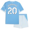 Manchester City Bernardo 20 Fotbollströjor Barn Hemma tröja 2026-27 Kortärmad