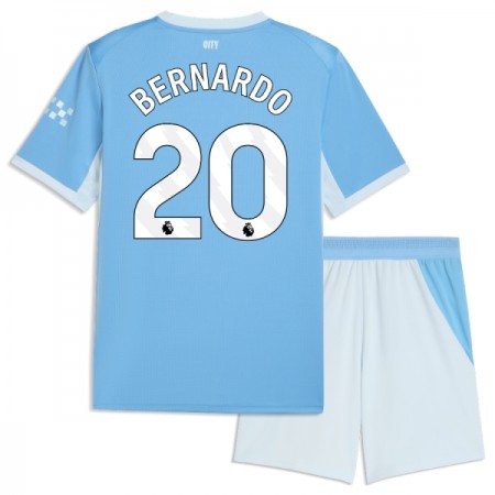 Manchester City Bernardo 20 Fotbollströjor Barn Hemma tröja 2026-27 Kortärmad