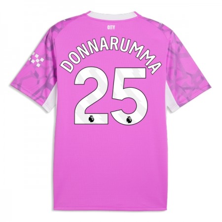 Manchester City Donnarumma 25 Fotbollströjor Målvakt Borta tröja 2026-27 Rosa Kortärmad