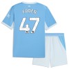 Manchester City Foden 47 Fotbollströjor Barn Hemma tröja 2026-27 Kortärmad