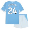 Manchester City Gvardiol 24 Fotbollströjor Barn Hemma tröja 2026-27 Kortärmad